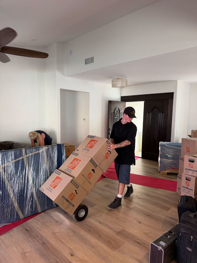 Moving a family to a new orange county home